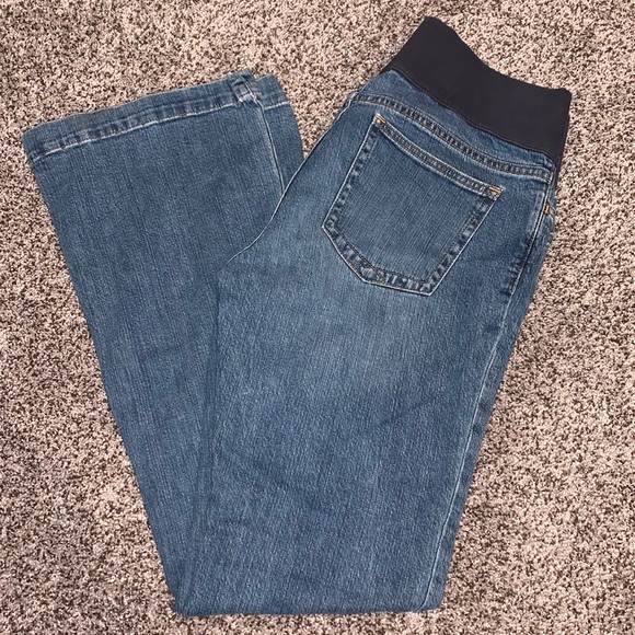 Gap Maternity jeans, low band. Sz 8 reg - Picture 1 of 6